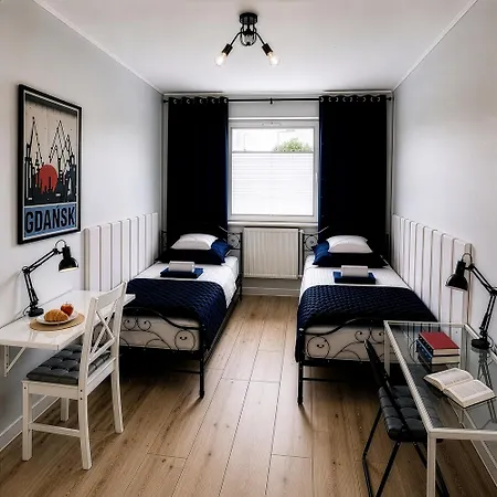 Quarto em Acomodações Particulares Anza Seaside - Baltea Apartments, Przymorze